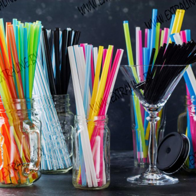 Straight cocktail straws